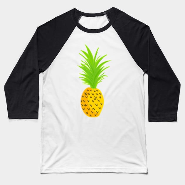 Fruit Pineapple Baseball T-Shirt by Hashop